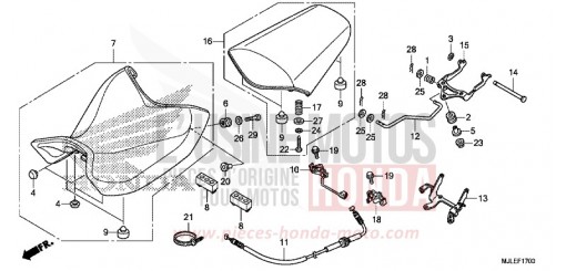 SIEGE NC750SAF de 2015